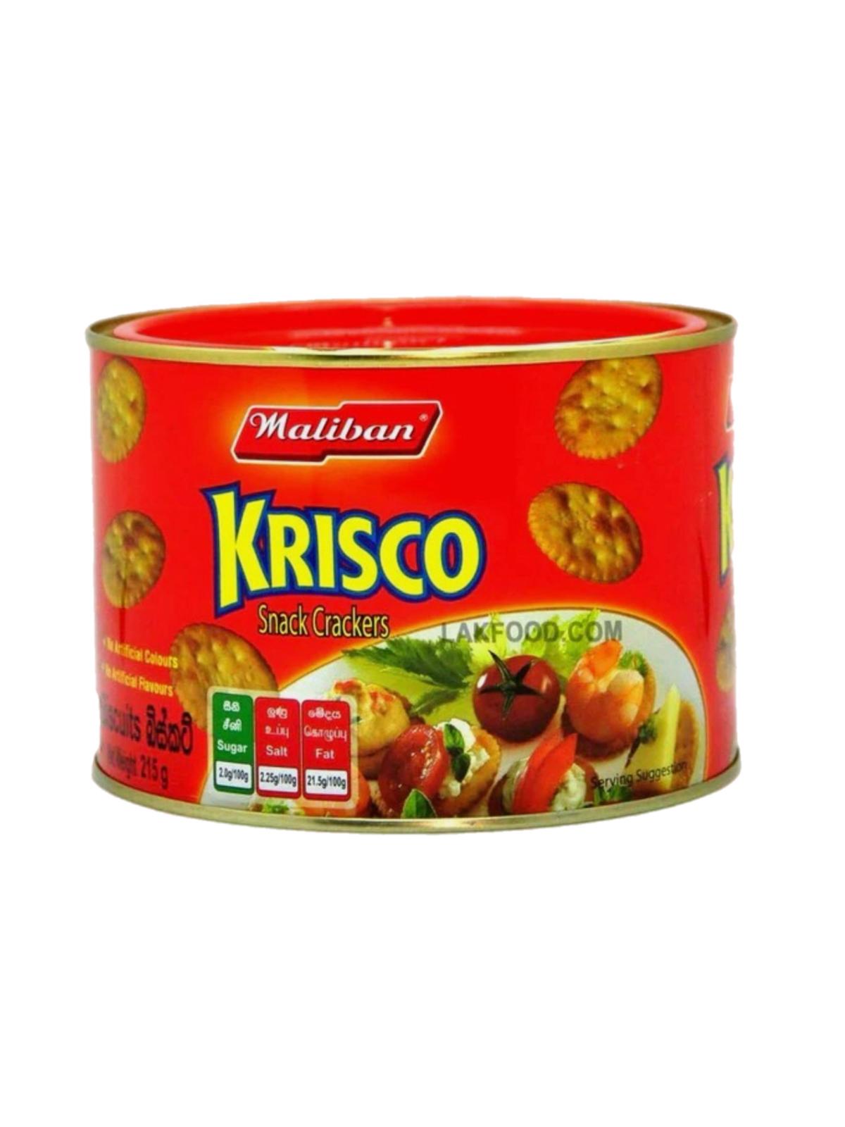 Maliban Krisco Biscuit Tin 215g