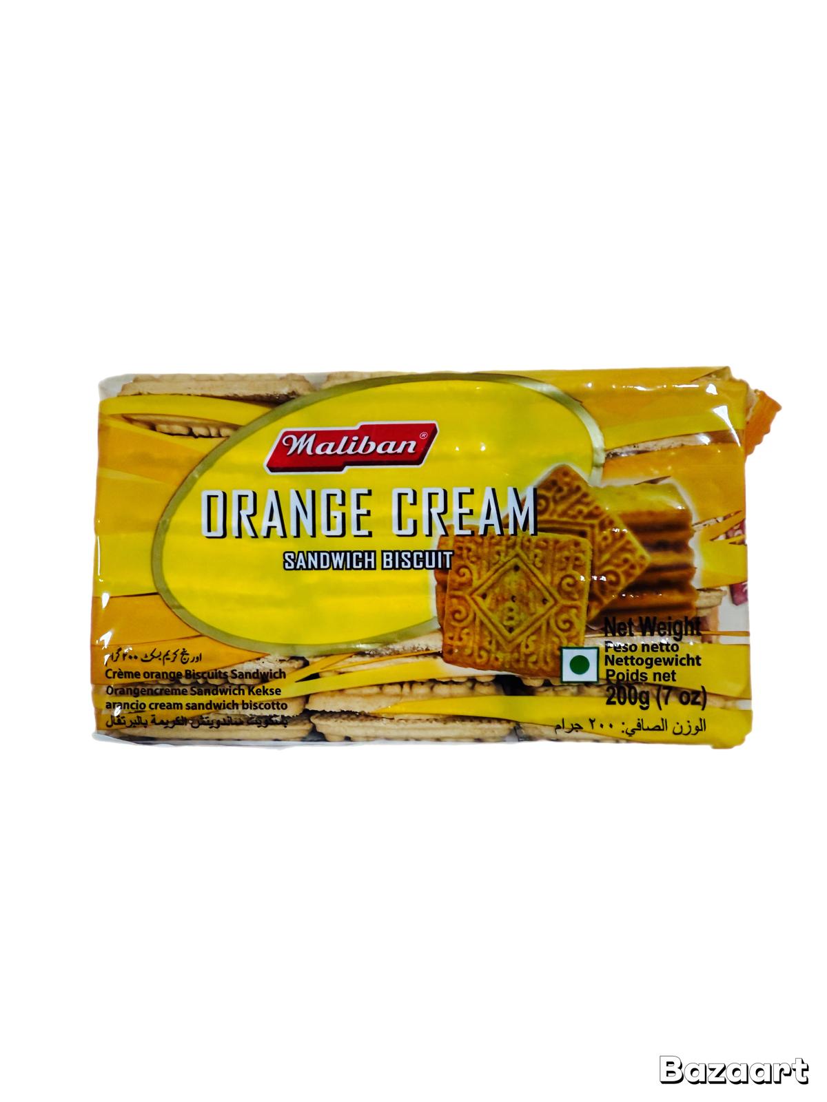 Maliban Orange Cream Biscuit 200g